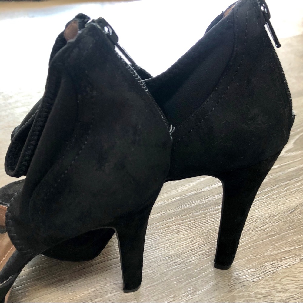 Nwob Bcbgeneration Black Suede Platform Sandal - image 5